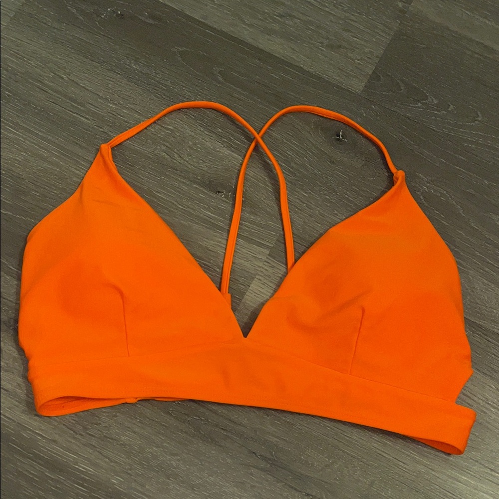 Bright Orange Bikini Top